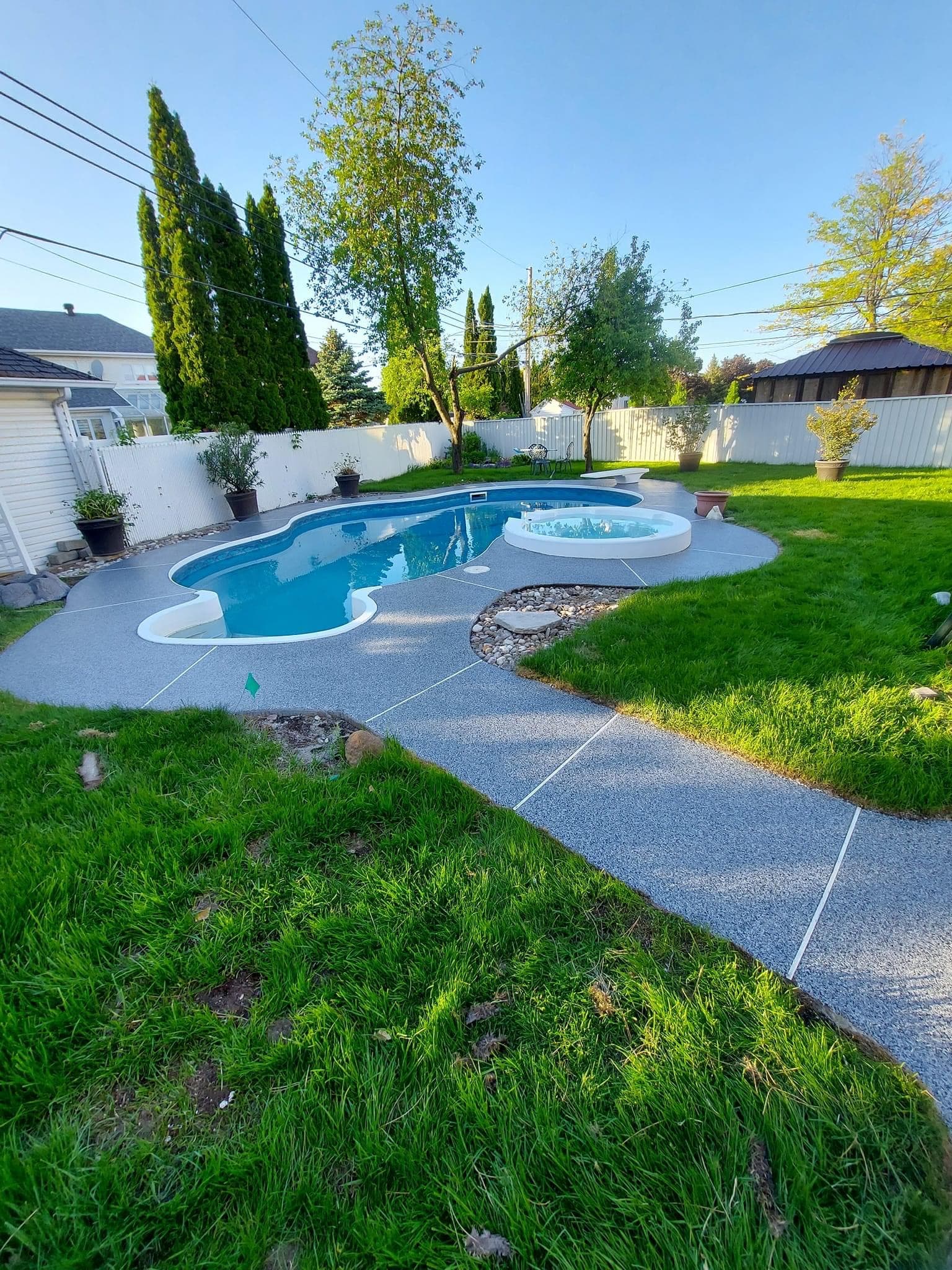 Contours de piscine